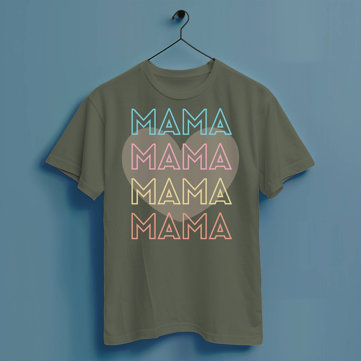 Mama - Hochwertiges T-Shirt 100% Baumwolle
