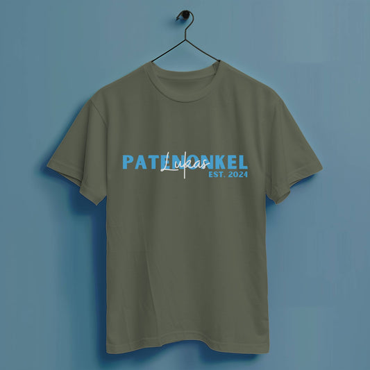 Patenonkel personalisiert - Hochwertiges T-Shirt 100% Baumwolle