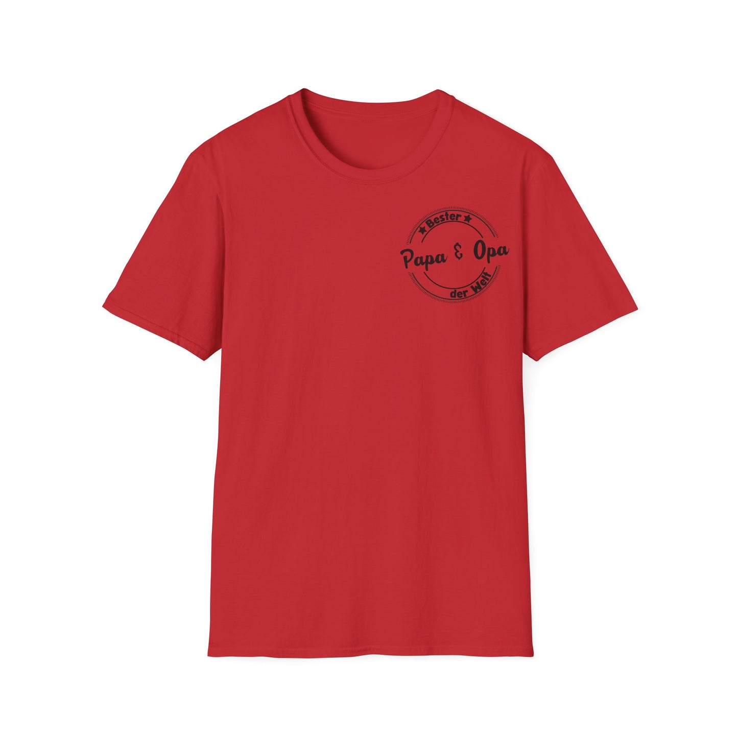 Bester Papa und Opa der Welt - Hochwertiges T-Shirt 100% Baumwolle