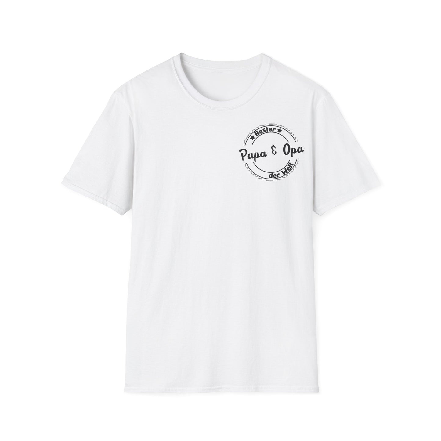 Bester Papa und Opa der Welt - Hochwertiges T-Shirt 100% Baumwolle