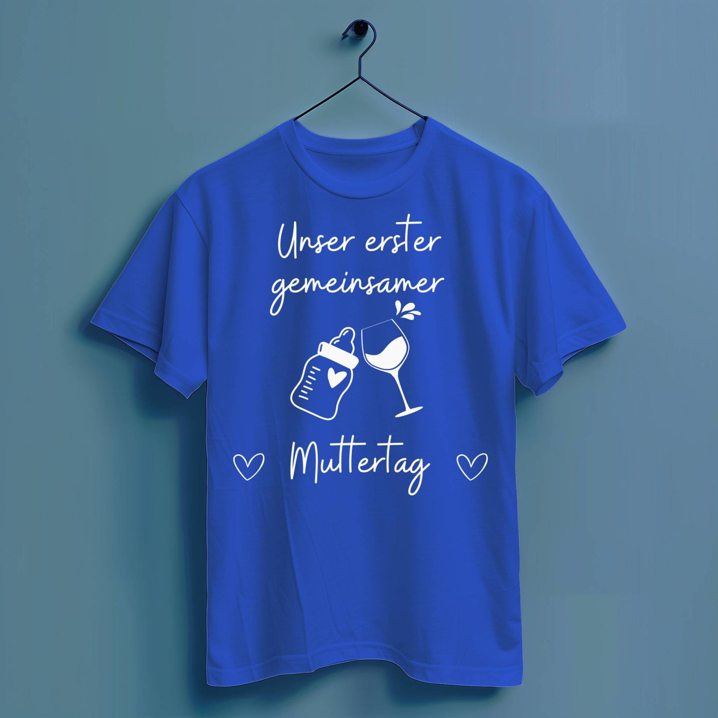 Unser erster gemeinsamer Muttertag - Hochwertiges T-Shirt 100% Baumwolle