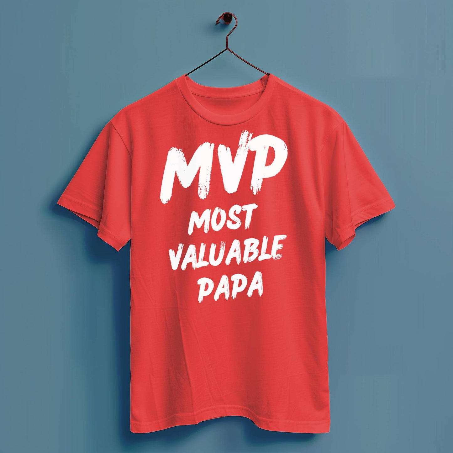 MVP: Most Valuable Papa - Hochwertiges T-Shirt 100% Baumwolle