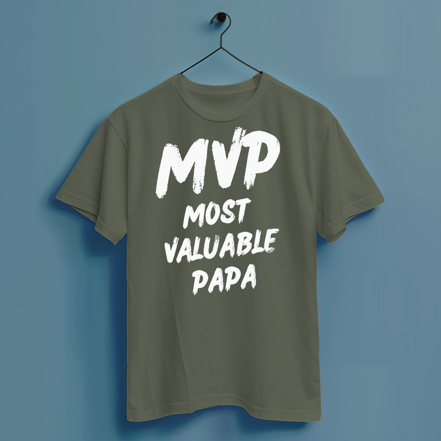 MVP: Most Valuable Papa - Hochwertiges T-Shirt 100% Baumwolle
