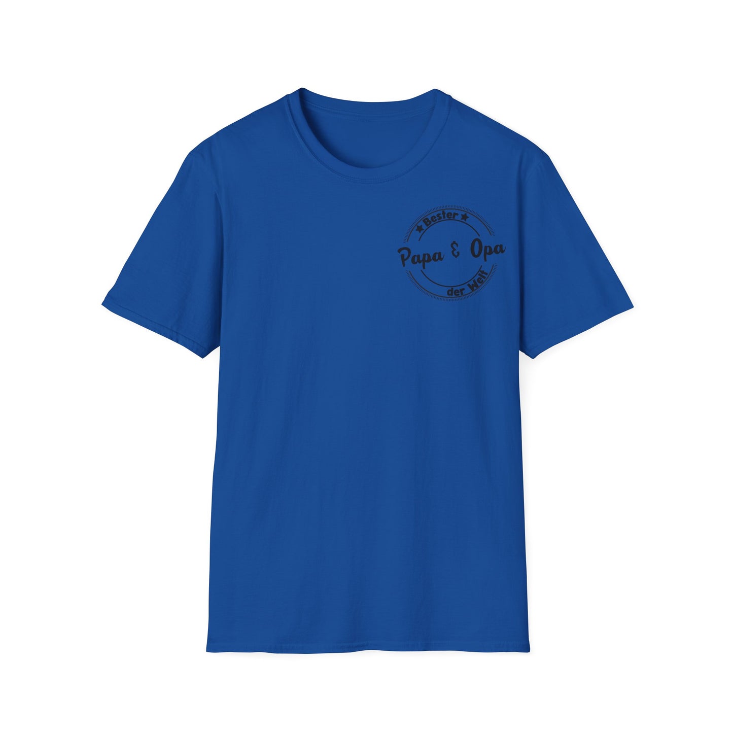 Bester Papa und Opa der Welt - Hochwertiges T-Shirt 100% Baumwolle
