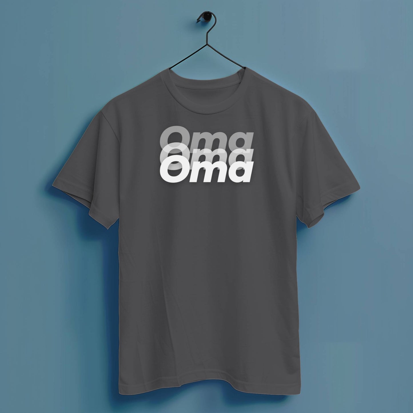 Oma Blurry - Hochwertiges T-Shirt 100% Baumwolle