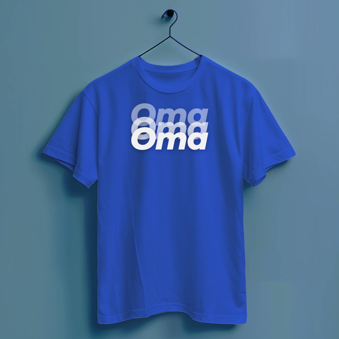 Oma Blurry - Hochwertiges T-Shirt 100% Baumwolle