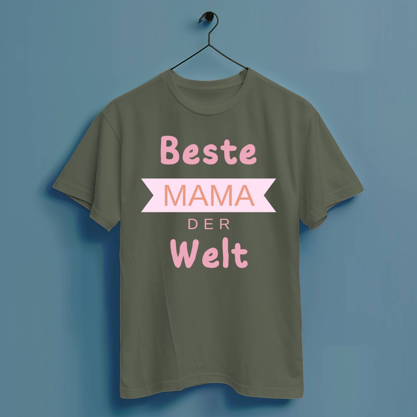 Beste Mama der Welt - Hochwertiges T-Shirt 100% Baumwolle