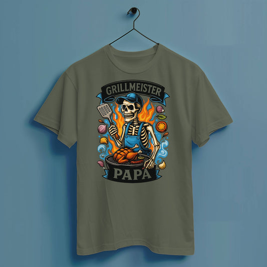 Grillmeister Papa - Hochwertiges T-Shirt