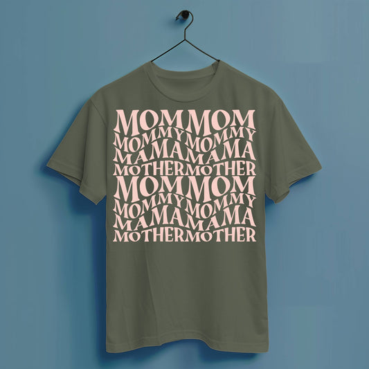 Mom - Hochwertiges T-Shirt 100% Baumwolle