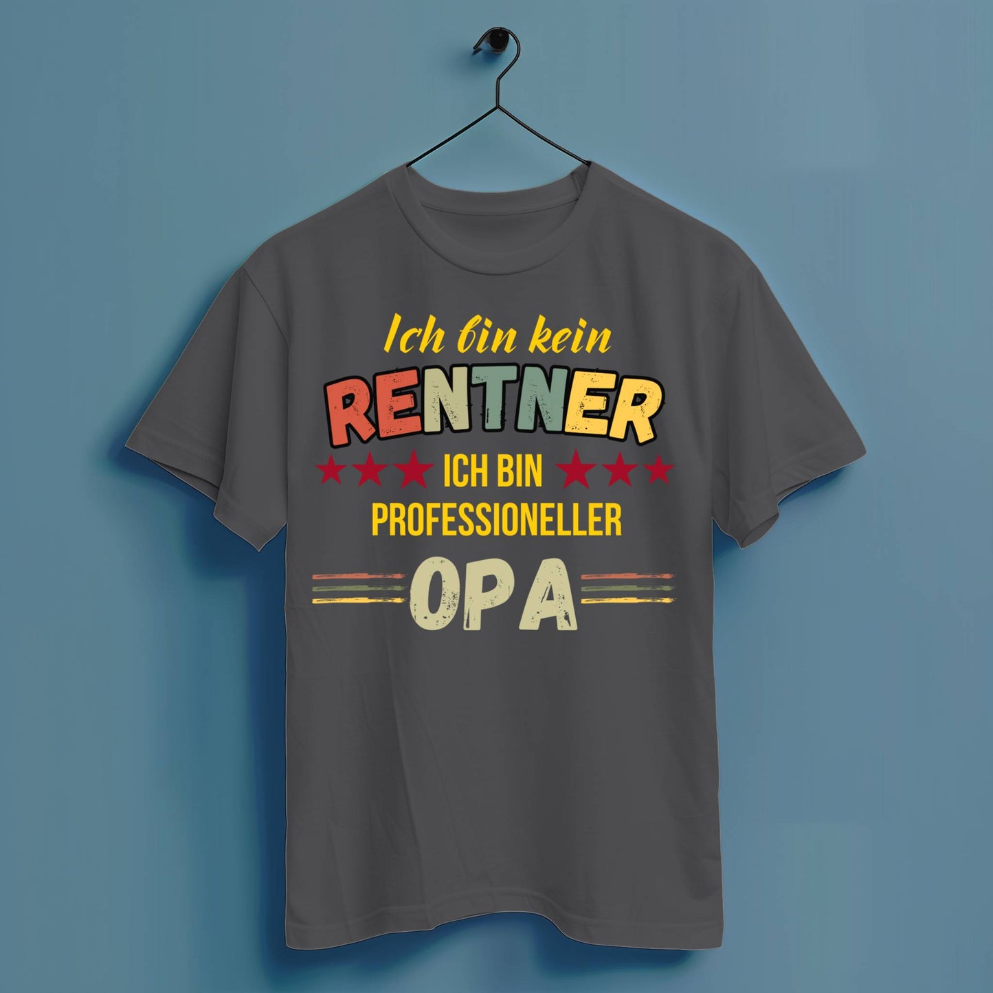 Kein Rentner, Profi Opa! - Hochwertiges T-Shirt