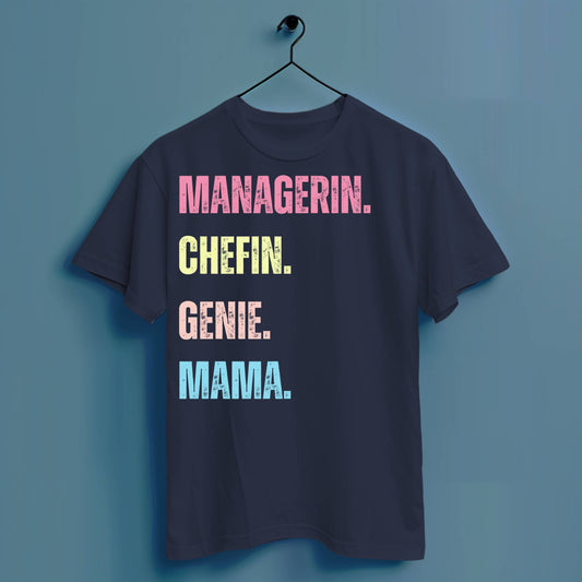 Mama Chefin - Hochwertiges T-Shirt 100% Baumwolle