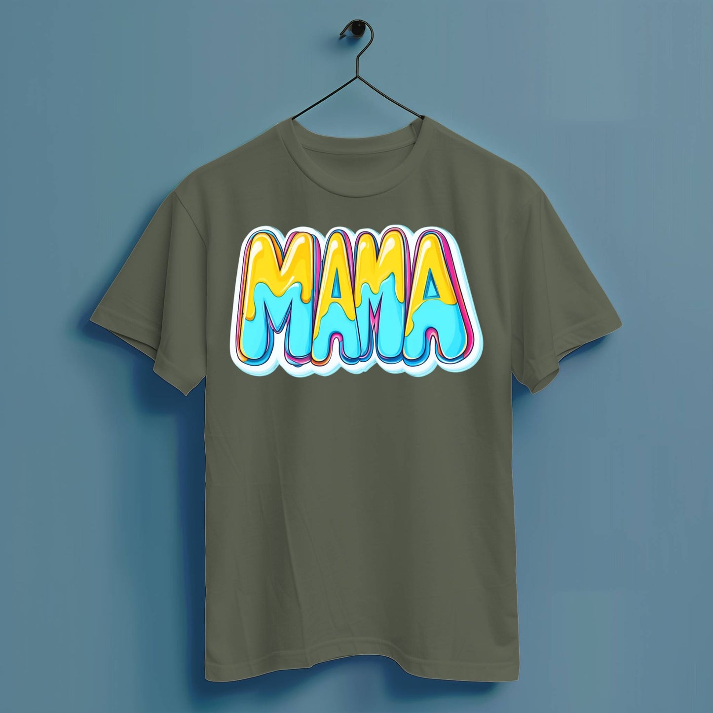 Mama Farbverlauf - Hochwertiges T-Shirt 100% Baumwolle