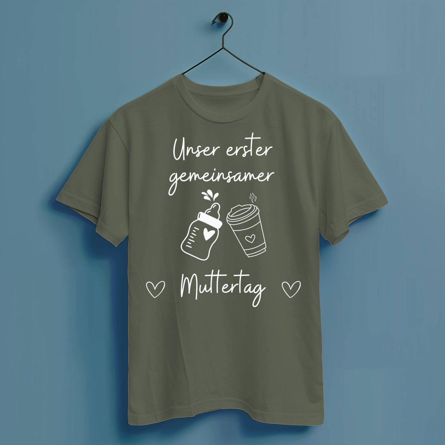 Unser erster gemeinsamer Muttertag - Hochwertiges T-Shirt 100% Baumwolle