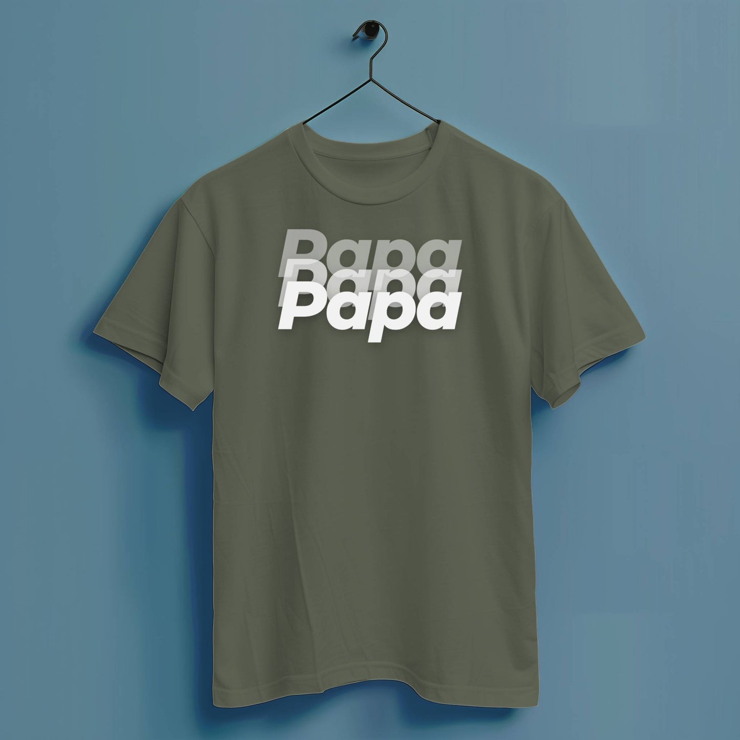Papa Blurry - Hochwertiges T-Shirt 100% Baumwolle