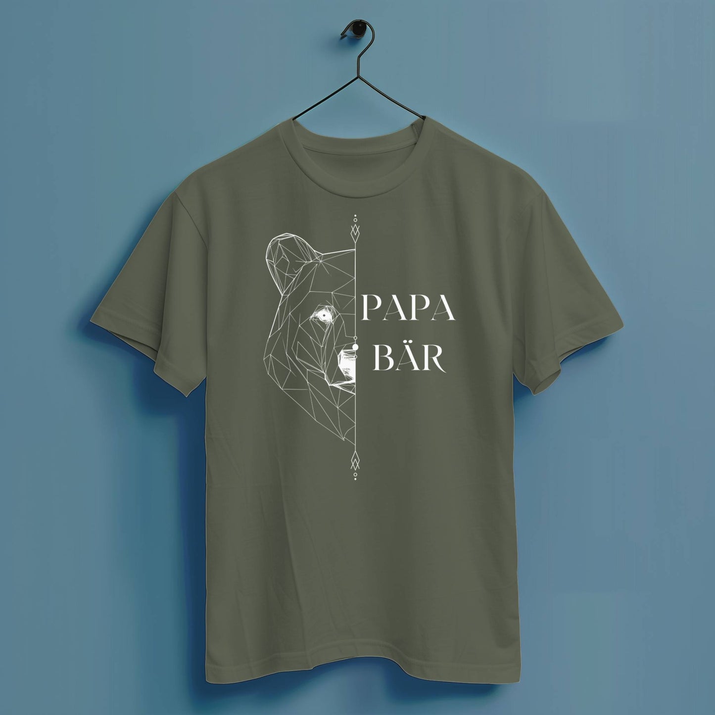 Papa BĂ€r - Hochwertiges T-Shirt 100% Baumwolle