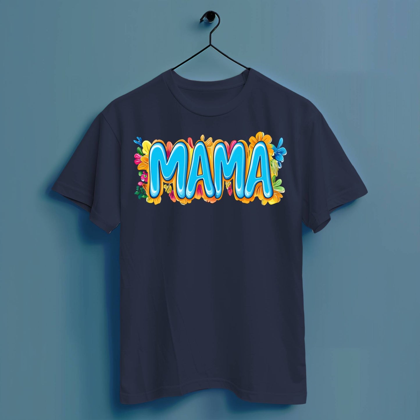 Mama Blumen - Hochwertiges T-Shirt 100% Baumwolle