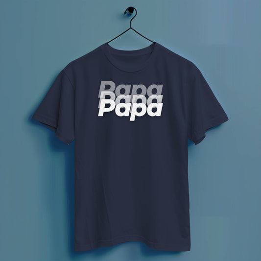 Papa Blurry - Hochwertiges T-Shirt 100% Baumwolle
