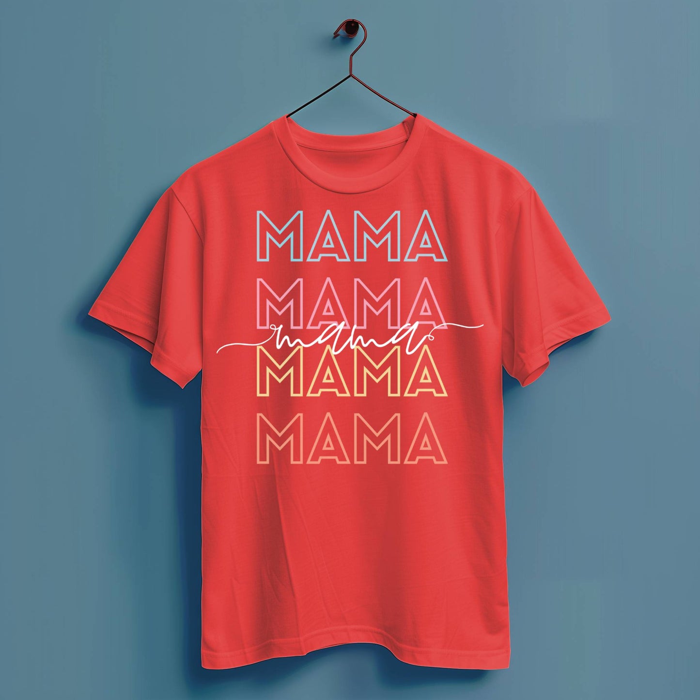 Mama - Hochwertiges T-Shirt 100% Baumwolle