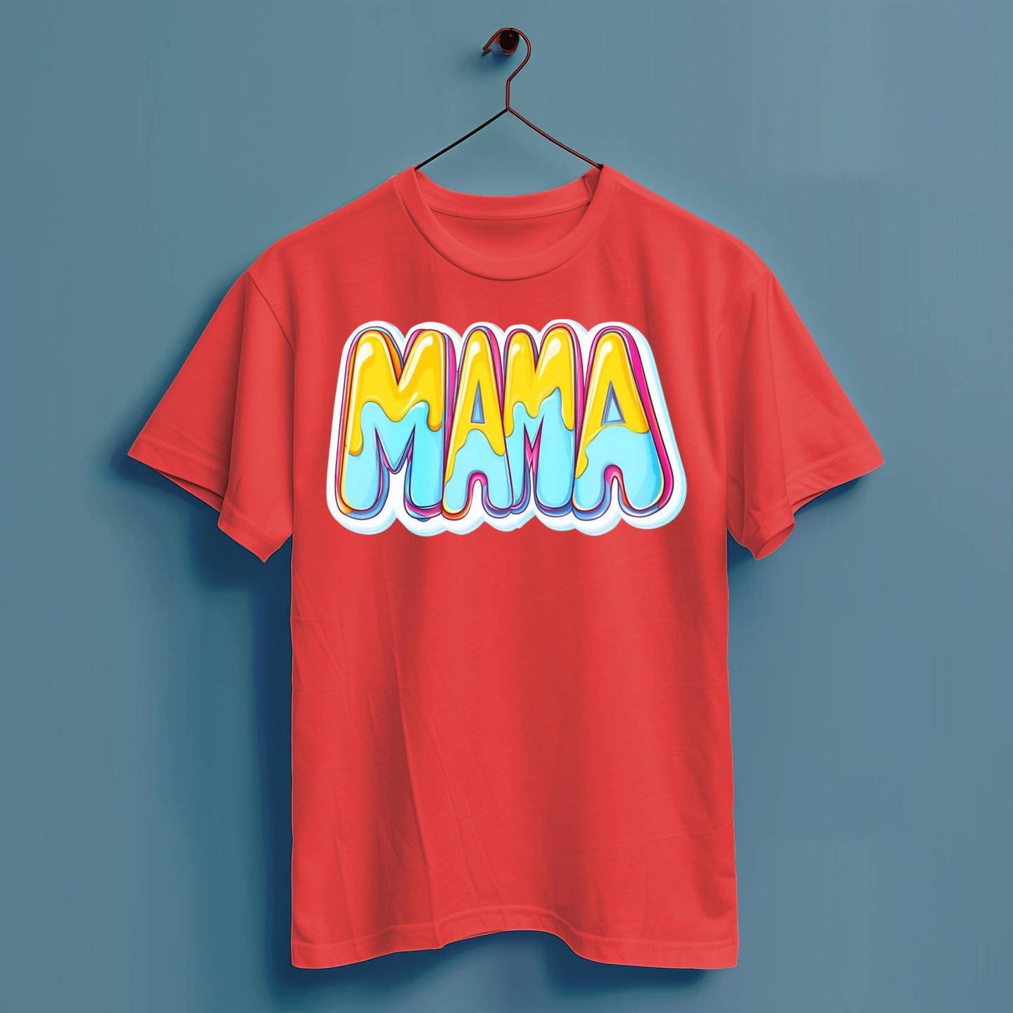 Mama Farbverlauf - Hochwertiges T-Shirt 100% Baumwolle