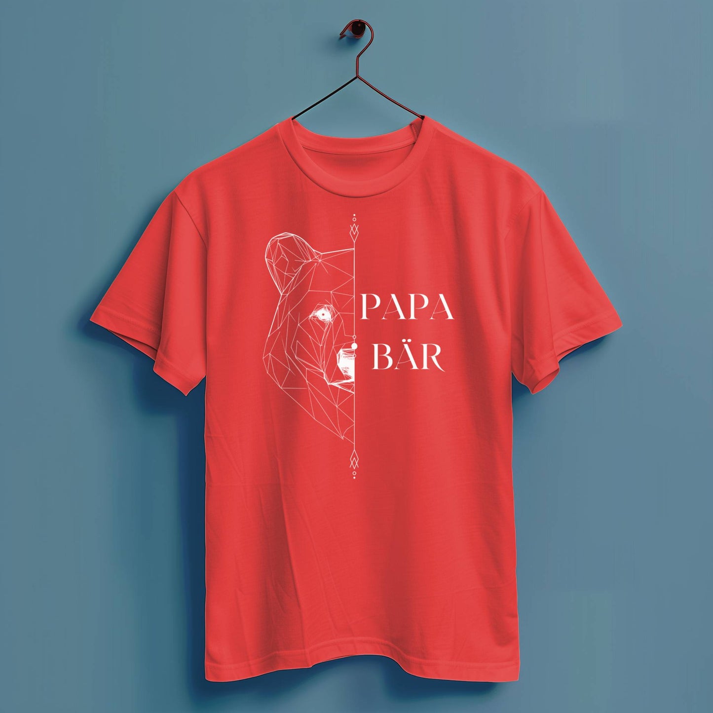Papa BĂ€r - Hochwertiges T-Shirt 100% Baumwolle