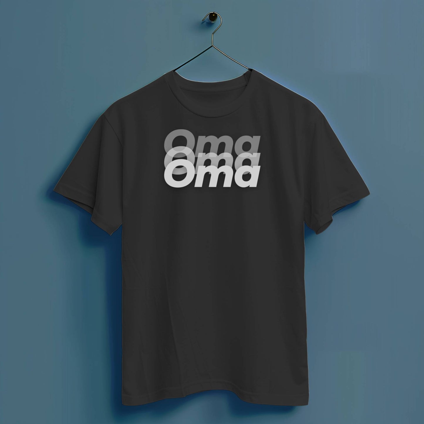Oma Blurry - Hochwertiges T-Shirt 100% Baumwolle