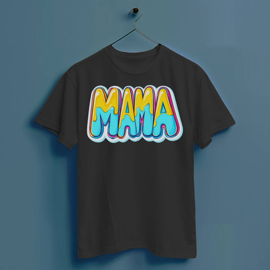 Mama Farbverlauf - Hochwertiges T-Shirt 100% Baumwolle