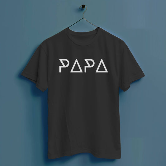 Papa Abstrakt - Hochwertiges T-Shirt 100% Baumwolle