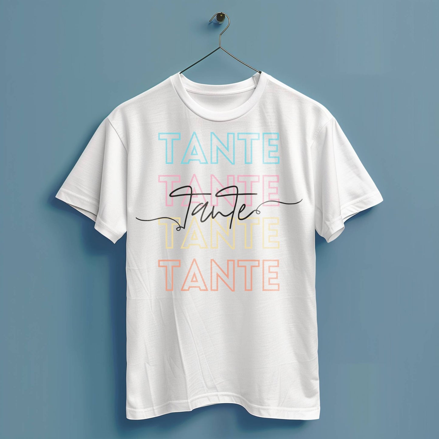 Tante bunt - Hochwertiges T-Shirt 100% Baumwolle