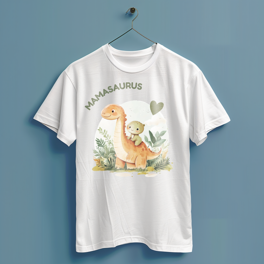 Mamasaurus - Hochwertiges T-Shirt 100% Baumwolle