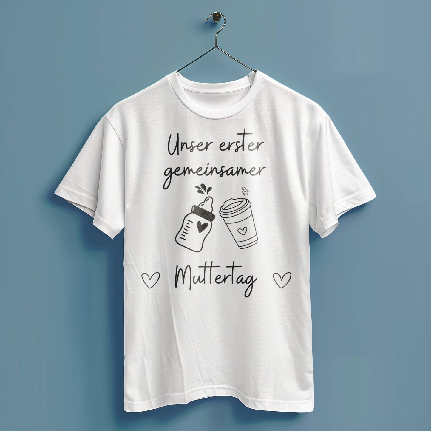 Unser erster gemeinsamer Muttertag - Hochwertiges T-Shirt 100% Baumwolle