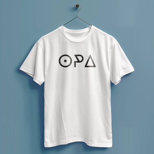 Opa Abstrakt - Hochwertiges T-Shirt 100% Baumwolle