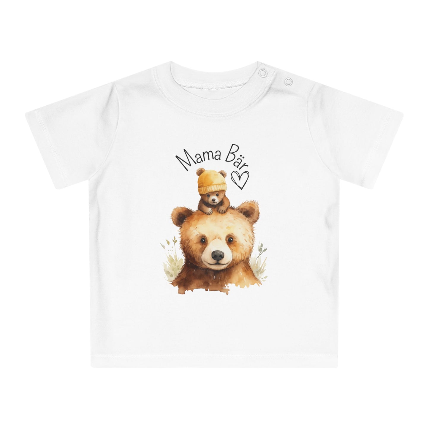 Mama Bär - Baby T-Shirt 100% Bio-Baumwolle