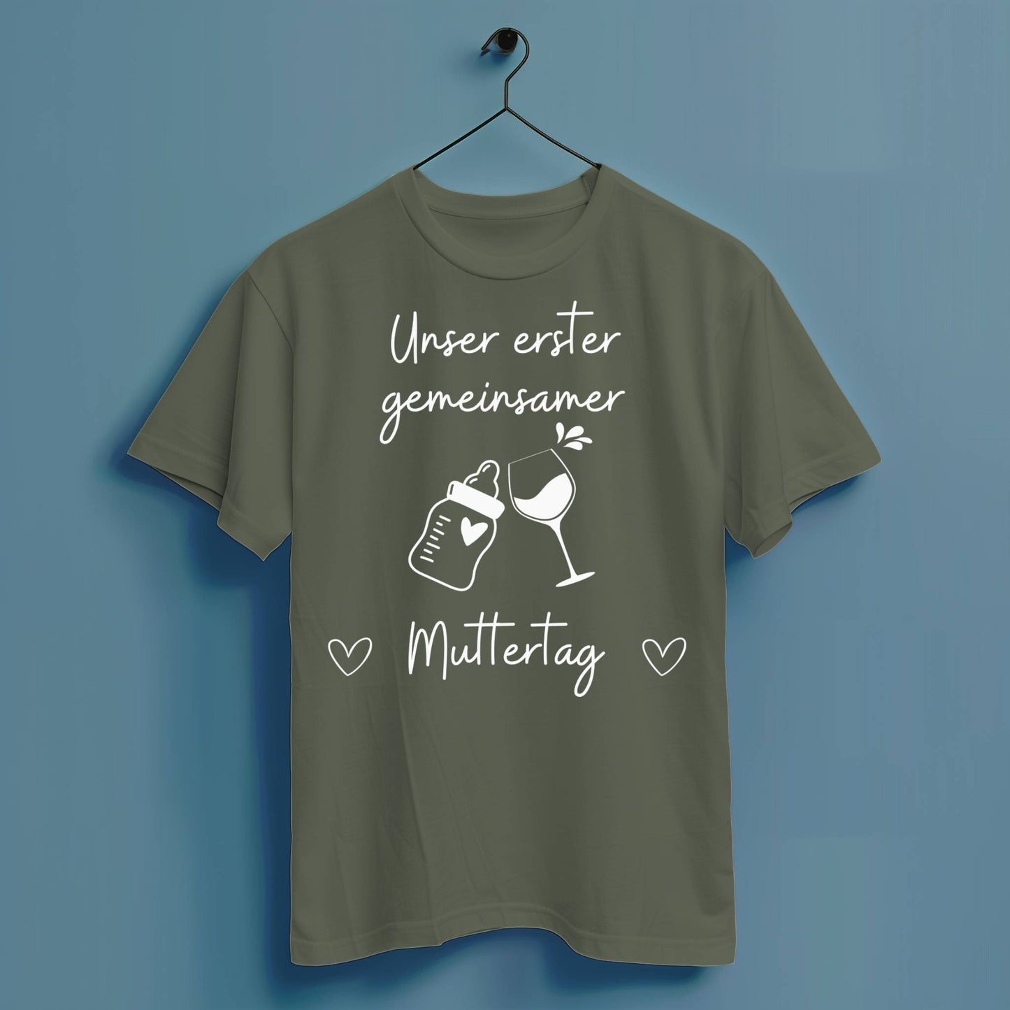 Unser erster gemeinsamer Muttertag - Hochwertiges T-Shirt 100% Baumwolle