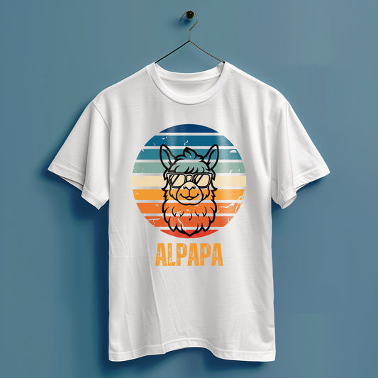 Alpapa - Hochwertiges T-Shirt 100% Baumwolle