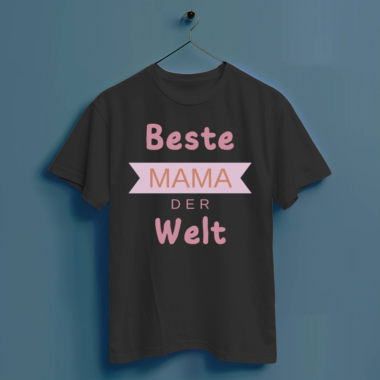 Beste Mama der Welt - Hochwertiges T-Shirt 100% Baumwolle