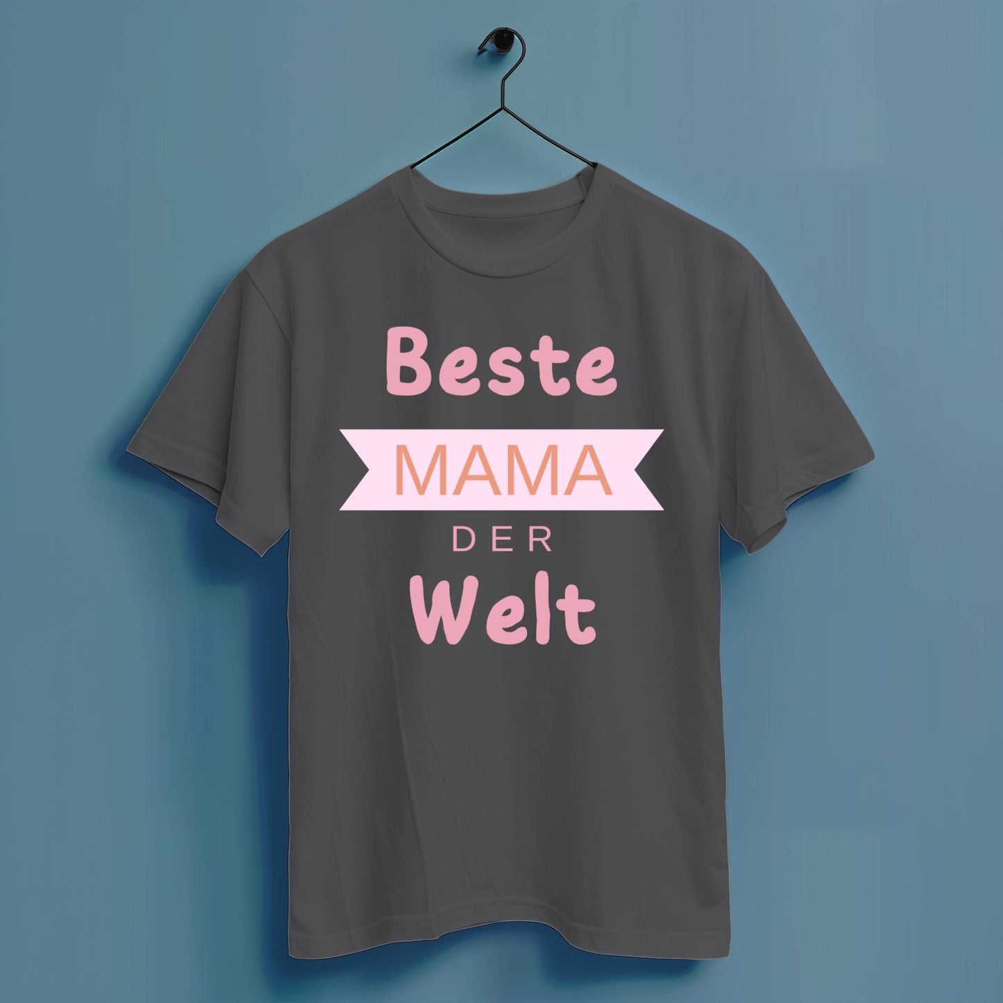 Beste Mama der Welt - Hochwertiges T-Shirt 100% Baumwolle