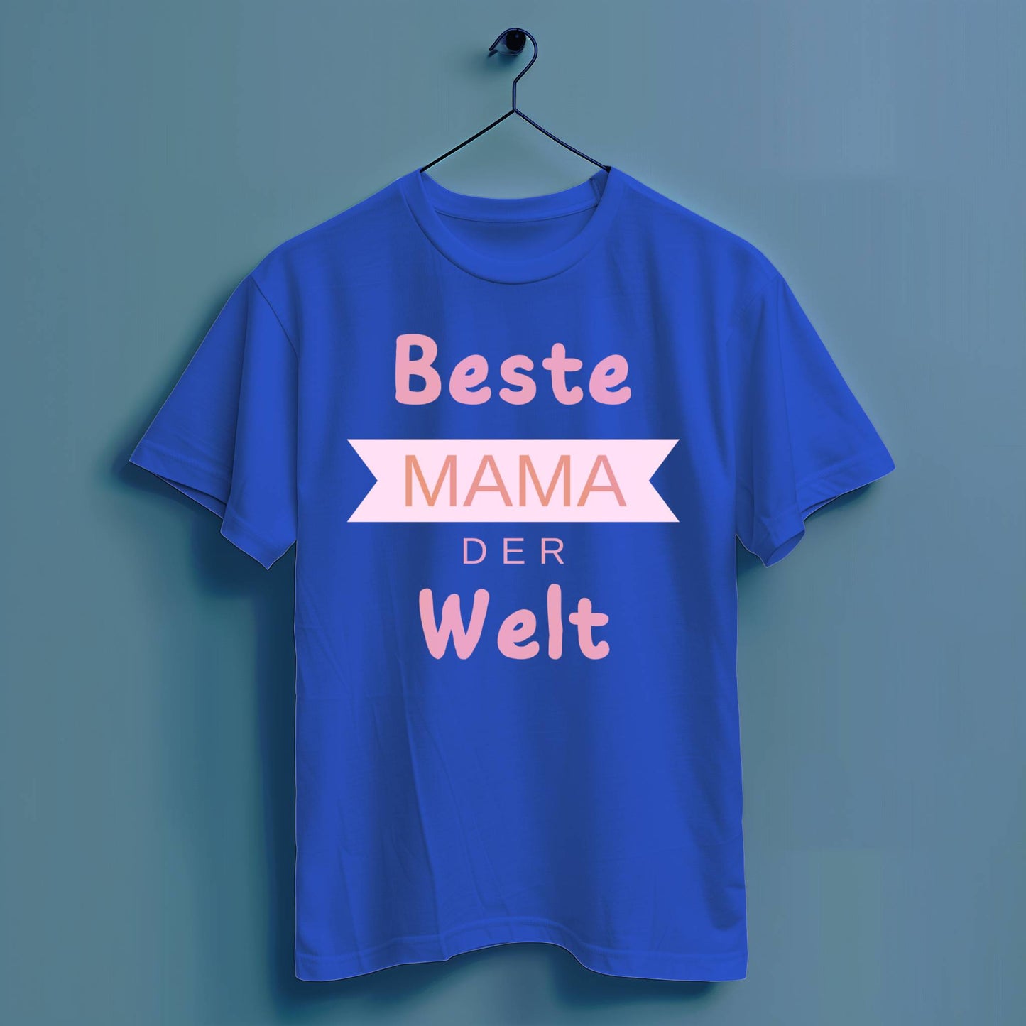 Beste Mama der Welt - Hochwertiges T-Shirt 100% Baumwolle