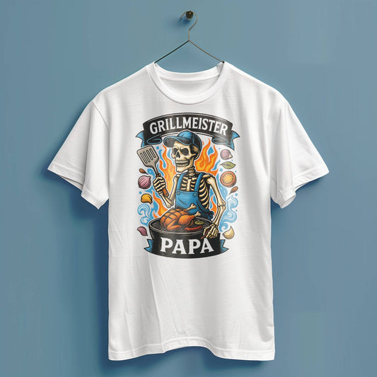 Grillmeister Papa - Hochwertiges T-Shirt