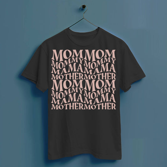 Mom - Hochwertiges T-Shirt 100% Baumwolle