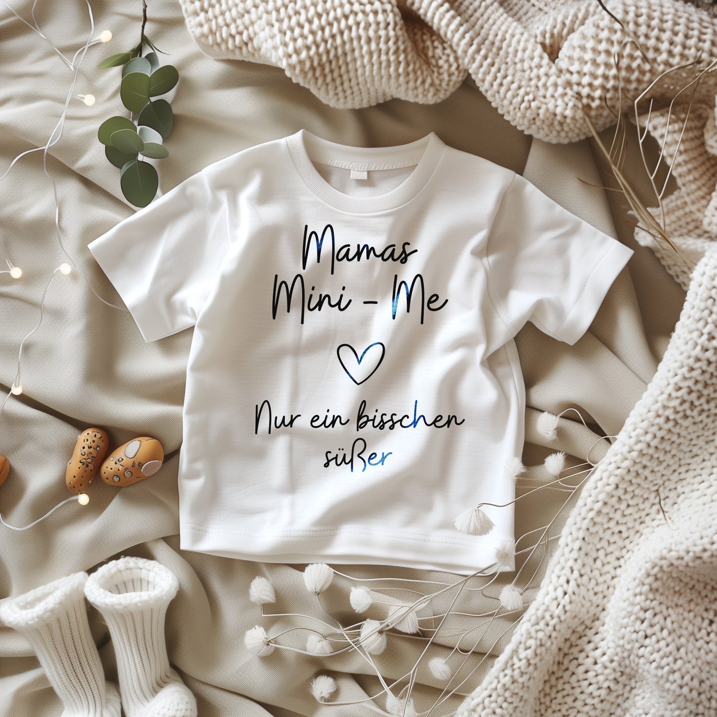 Mamas Mini-Me nur etwas süßer - Baby T-Shirt 100% Bio-Baumwolle