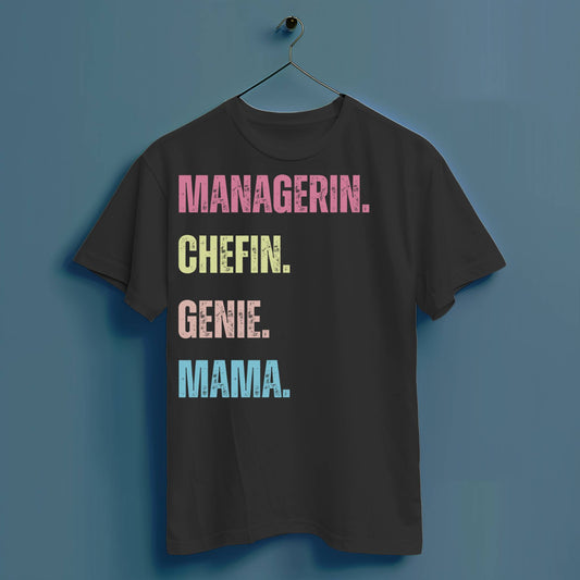 Mama Chefin - Hochwertiges T-Shirt 100% Baumwolle