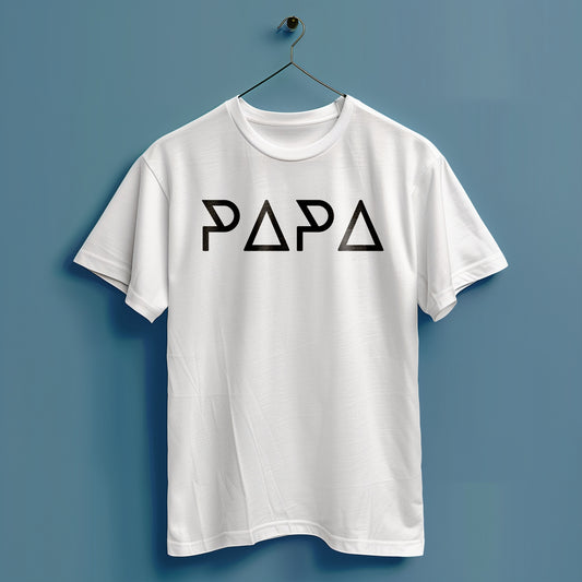 Papa Abstrakt - Hochwertiges T-Shirt 100% Baumwolle