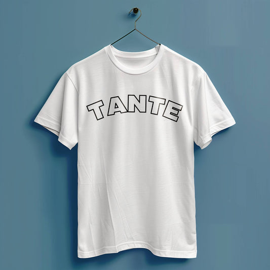 TANTE- Hochwertiges T-Shirt 100% Baumwolle