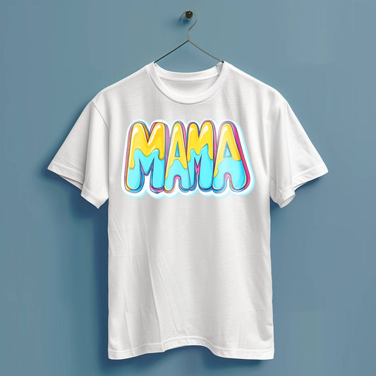 Mama Farbverlauf - Hochwertiges T-Shirt 100% Baumwolle