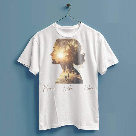 Mama.Liebe.Leben. - Hochwertiges T-Shirt 100% Baumwolle